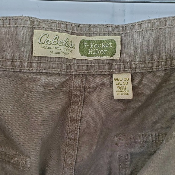 Cabela's Men's 38x30 7 Pocket Hiker Outdoor Cargo Pants - Picture 8 of 11